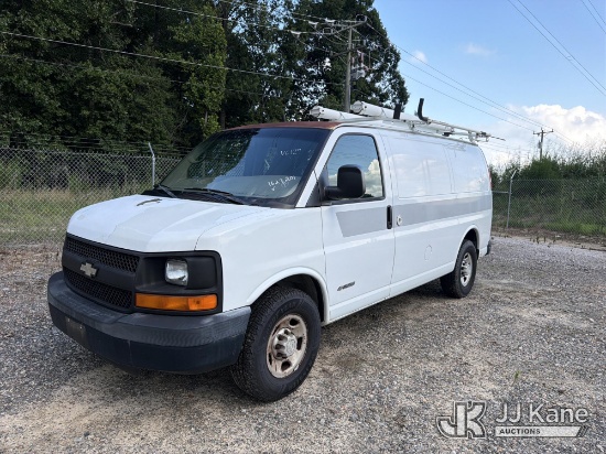 (Chester, VA) 2006 Chevrolet Express G2500 Cargo Van Runs & Moves) (Corrosion-See Photos, Exterior D