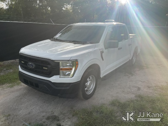(Tampa, FL) 2021 Ford F-150 Crew-Cab Pickup Truck, Backup Camera Not Included Runs & Moves) (Exterio