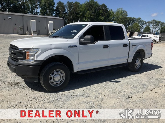 (China Grove, NC) 2018 Ford F150 4x4 Crew-Cab Pickup Truck Runs & Moves) (Dash Warning Indicator Lig