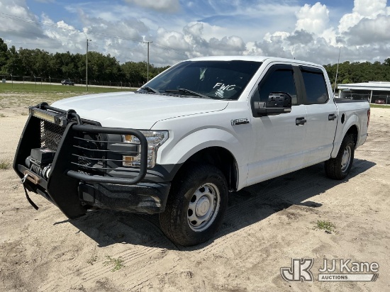 (Tampa, FL) 2016 Ford F-150 Crew-Cab Pickup Truck, State of Florida Unit Not Running, Condition Unkn