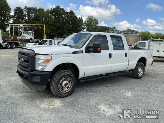 (China Grove, NC) 2016 Ford F250 4x4 Crew-Cab Pickup Truck Runs & Moves