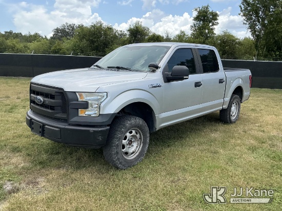 (Tampa, FL) 2017 Ford F150 4x4 Crew-Cab Pickup Truck, State of Florida Unit Runs & Moves) (Transmiss