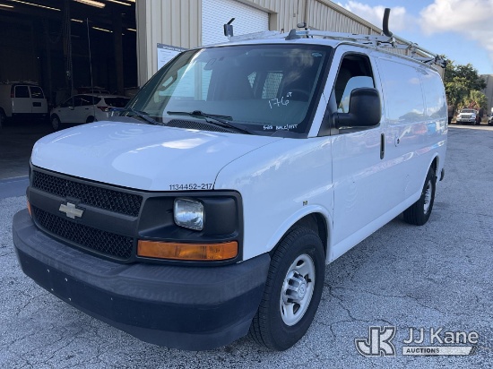 (West Palm Beach, FL) 2017 Chevrolet Express G2500 Cargo Van Runs & Moves) (Body Damage) (FL Residen