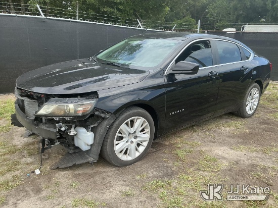 (Tampa, FL) 2014 Chevrolet Impala LS 4-Door Sedan, State of Florida Unit Runs & Moves) (Collision Is