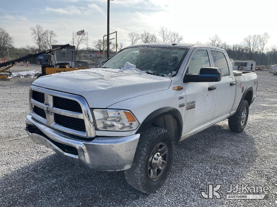 (Verona, KY) 2018 RAM 2500 4x4 Crew-Cab Pickup Truck Runs & Moves) (Check Engine Light On, Traction