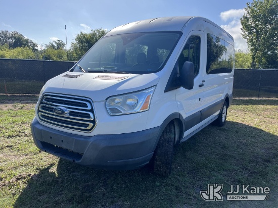 (Tampa, FL) 2016 Ford Transit-150 Passenger Van, State of Florida Unit Runs & Moves) (Jump To Start,