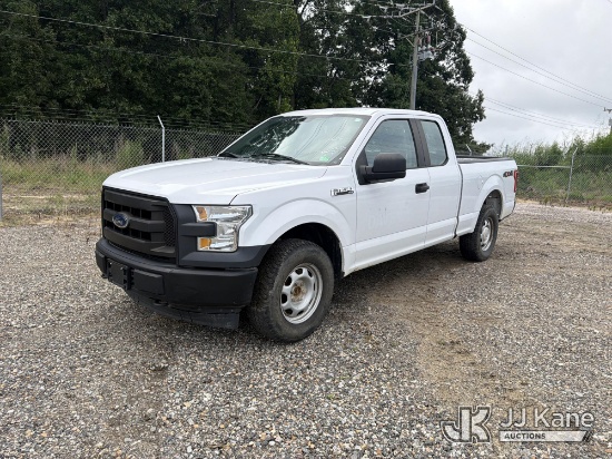 (Chester, VA) 2017 Ford F150 4x4 Extended-Cab Pickup Truck Runs & Moves) (Dash Warning Indicators On