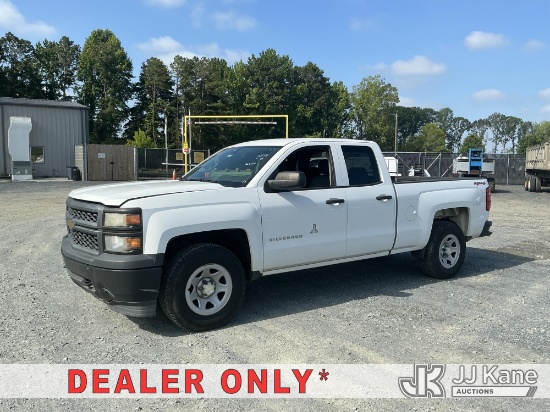 (China Grove, NC) 2014 Chevrolet Silverado 1500 4x4 Extended-Cab Pickup Truck Runs & Moves