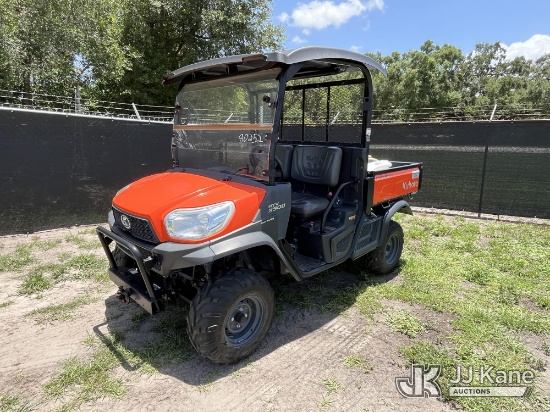 (Tampa, FL) 2020 Kubota RTVX900 Side by Side Utility Cart, State of Florida Unit Runs & Moves)(