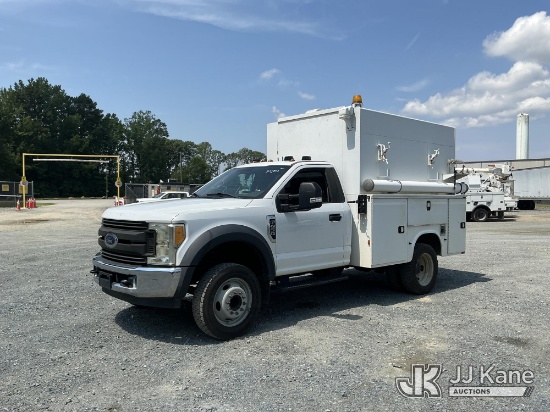 (China Grove, NC) 2017 Ford F450 Enclosed High-Top Service Truck Duke Unit) (Runs & Moves