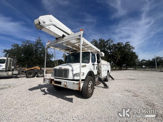 (Leesburg, FL) Altec AA755, Material Handling Bucket Truck rear mounted on 2014 Freightliner M2 106