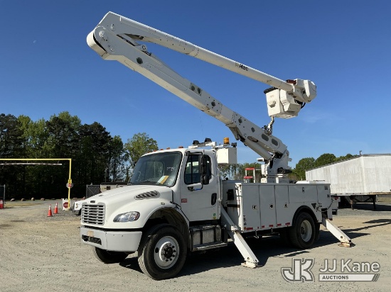 (China Grove, NC) Altec AN55E-OC, Material Handling Bucket Truck rear mounted on 2018 Freightliner M