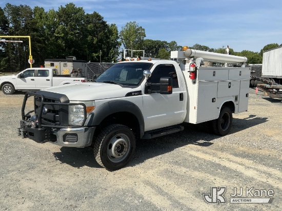 (China Grove, NC) 2015 Ford F450 4x4 Service Truck Duke Unit) (Runs & Moves