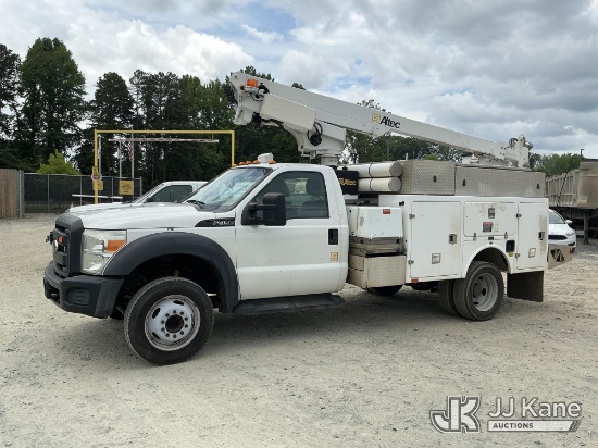 (China Grove, NC) Altec AT200-A, Telescopic Non-Insulated Bucket Truck mounted behind cab on 2015 Fo