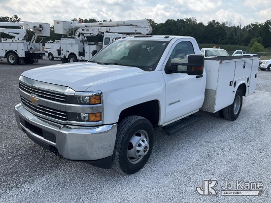 (Verona, KY) 2016 Chevrolet Silverado 3500HD Work Truck Long Box Service Truck Runs & Moves) (Seller