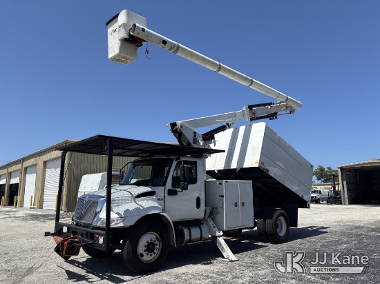 (West Palm Beach, FL) Altec LR8-56, Over-Center Bucket Truck mounted behind cab on 2021 Internationa