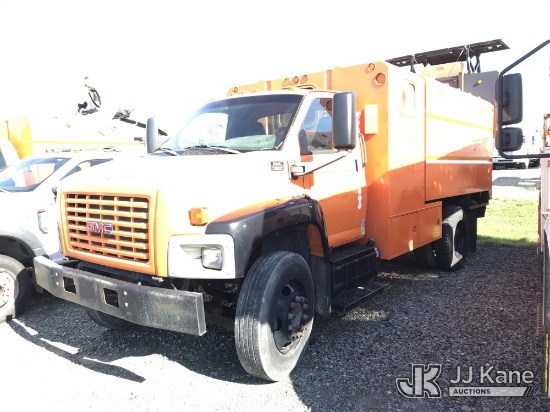 (Mount Airy, NC) 2005 GMC C6500 Chipper Dump Truck Not Running, Condition Unknown