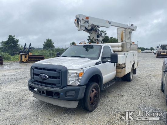(Villa Rica, GA) Altec AT200A, Telescopic Non-Insulated Bucket Truck mounted behind cab on 2012 Ford
