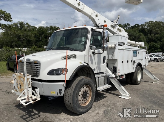 (Ocala, FL) Altec AN55E, Material Handling Bucket Truck rear mounted on 2018 Freightliner M2 106 Uti