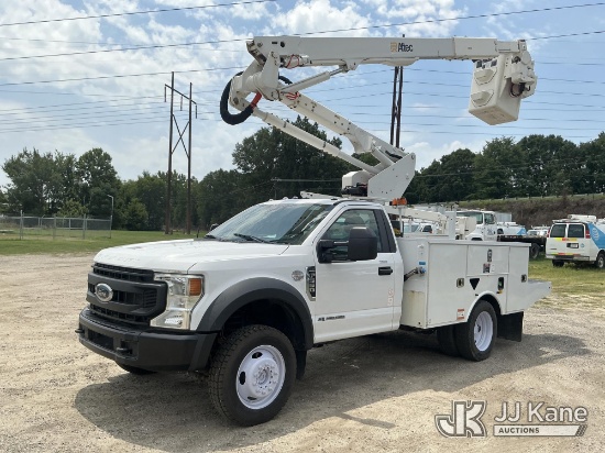(Florence, SC) Altec AT40G, Articulating & Telescopic Bucket Truck mounted behind cab on 2021 Ford F