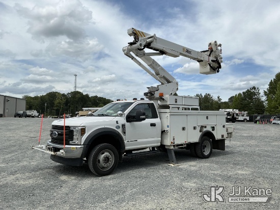 (China Grove, NC) Altec AT41-MH, Articulating & Telescopic Material Handling Bucket Truck mounted be