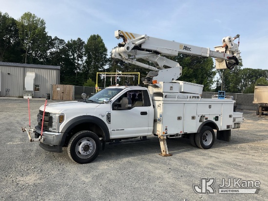 (China Grove, NC) Altec AT41-M, Articulating & Telescopic Material Handling Bucket Truck mounted beh