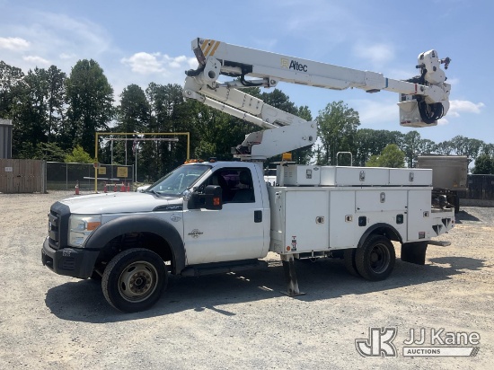 (China Grove, NC) Altec AT40-MH, Articulating & Telescopic Material Handling Bucket Truck mounted be