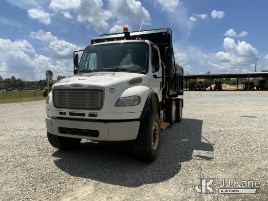 (Blackshear, GA) 2014 Freightliner M2 106 T/A Dump Truck Runs & Moves) (Dash Warning Indicators On,