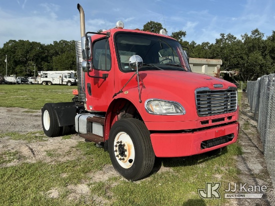 (Tampa, FL) 2008 Freightliner M2 106 Truck Tractor Not Running, Condition Unknown) (Dash Warning Ind