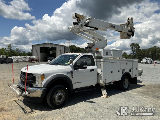 (China Grove, NC) Altec AT41M, Articulating & Telescopic Bucket Truck mounted behind cab on 2017 For