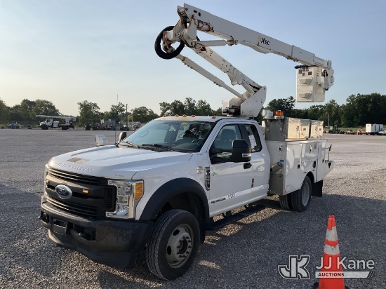 (Verona, KY) Altec AT40G, Articulating & Telescopic Bucket Truck mounted behind cab on 2017 Ford F-5