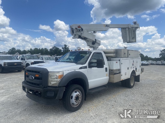 (Villa Rica, GA) Altec AT200A, Telescopic Non-Insulated Bucket Truck mounted behind cab on 2015 Ford