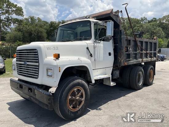 (Ocala, FL) 1997 Ford LT9000 T/A Dump Truck Runs & Moves) (PTO Not Engaging, Dump Body Condition Unk