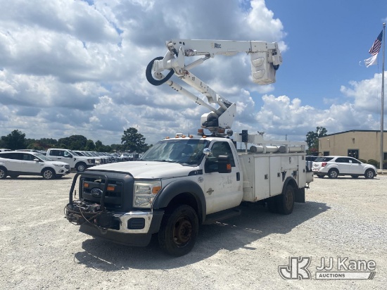 (Villa Rica, GA) Altec AT40G, Articulating & Telescopic Bucket Truck mounted behind cab on 2015 Ford