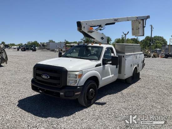 (Verona, KY) Versalift -, Telescopic Non-Insulated Bucket Truck mounted behind cab on 2011 Ford F-35