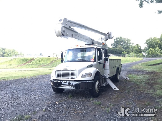 (Mount Airy, NC) Altec AN55, Material Handling Bucket Truck rear mounted on 2015 Freightliner M2 106