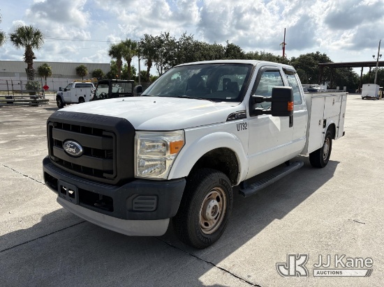 (Riviera Beach, FL) 2011 Ford F250 4x4 Extended-Cab Service Truck Runs & Moves) (Engine Performance