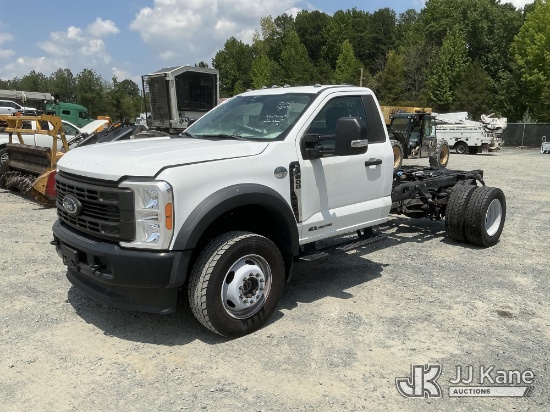 (China Grove, NC) 2023 Ford F600 4x4 Cab & Chassis Duke Unit) (Not Running, Condition Unknown) (Inte