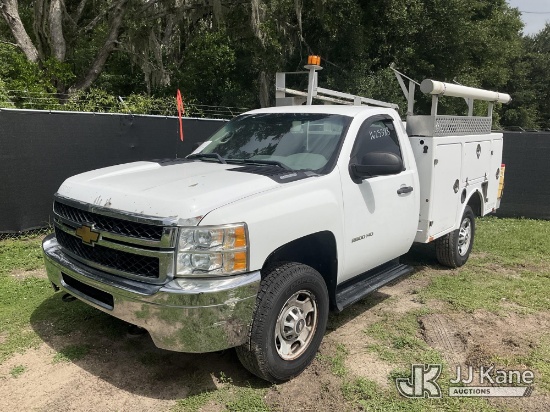 (Tampa, FL) 2013 Chevrolet Silverado 2500HD Work Truck Long Box Enclosed Service Truck, Dash Camera