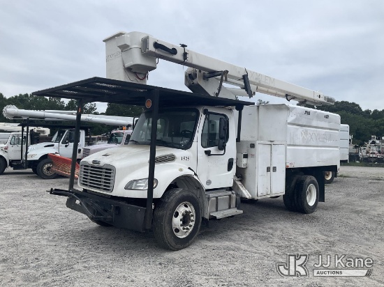 (Chester, VA) Terex XT PRO 56, Over-Center Bucket Truck mounted behind cab on 2018 Freightliner M2 C
