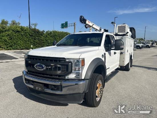 (Riviera Beach, FL) auto , 2020 Ford F550 Extended-Cab Mechanics Service Truck, Geotab & Camera Will