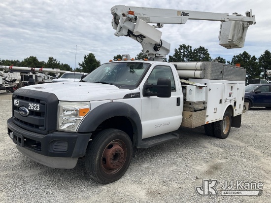 (Villa Rica, GA) Altec AT200A, Telescopic Non-Insulated Bucket Truck mounted behind cab on 2013 Ford