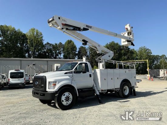 (China Grove, NC) Versalift VST-52I, Articulating & Telescopic Material Handling Bucket Truck mounte