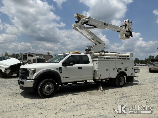 (China Grove, NC) Altec AT41MH, Articulating & Telescopic Material Handling Bucket Truck mounted beh