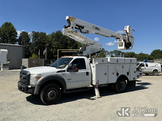 (China Grove, NC) Altec AT40-MH, Articulating & Telescopic Material Handling Bucket Truck mounted be