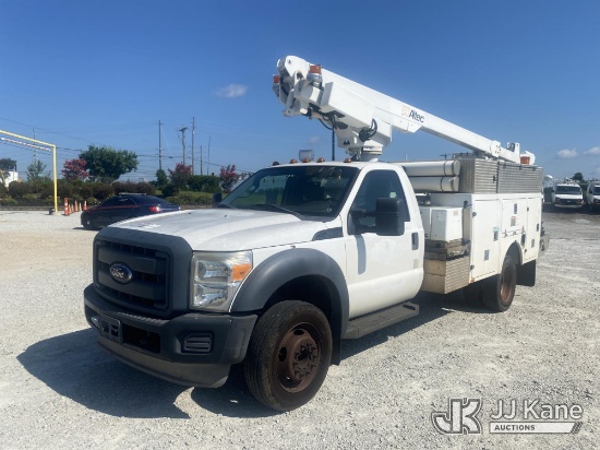 (Villa Rica, GA) Altec AT200A, Telescopic Non-Insulated Bucket Truck mounted behind cab on 2012 Ford