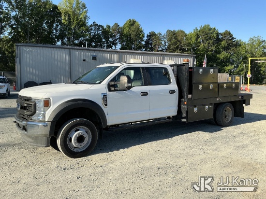 (China Grove, NC) 2020 Ford F550 Crew-Cab Flatbed/Service Truck Runs & Moves