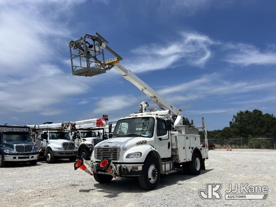 (Villa Rica, GA) Altec A40P, Telescopic Cable Placing Bucket Truck rear mounted on 2014 Freightliner