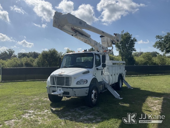 (Tampa, FL) Altec AM55, Material Handling Bucket Truck rear mounted on 2017 Freightliner M2 106 Util