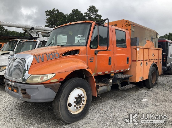 (Villa Rica, GA) 2006 International 4300 Crew-Cab Enclosed Service Truck Not Running, Condition Unkn